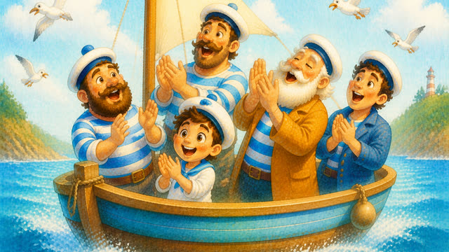 Scene 14 - Petit bateau sur l'eau