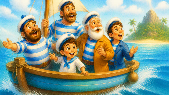 Scene 17 - Petit bateau sur l'eau