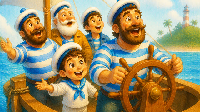 Scene 18 - Petit bateau sur l'eau