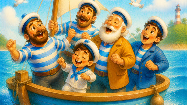 Scene 21 - Petit bateau sur l'eau