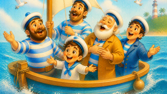 Scene 23 - Petit bateau sur l'eau