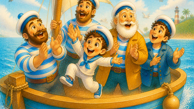 Scene 27 - Petit bateau sur l'eau