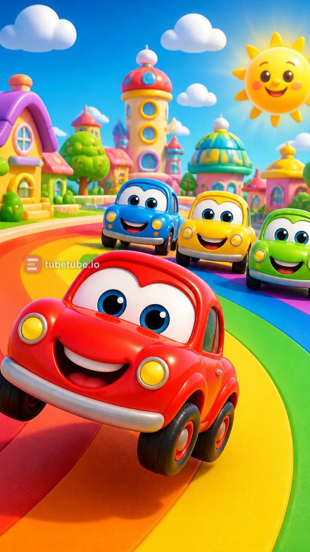 Scene 1 - Color Cars Beep Beep Beep