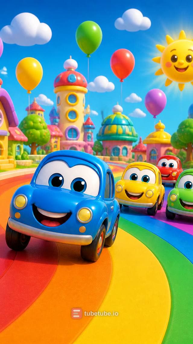 Scene 2 - Color Cars Beep Beep Beep
