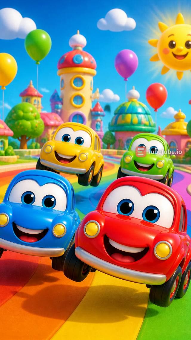 Scene 4 - Color Cars Beep Beep Beep