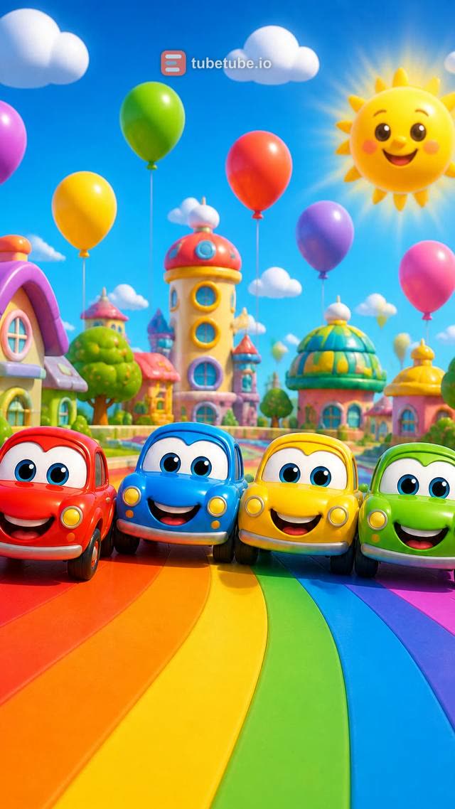 Scene 5 - Color Cars Beep Beep Beep