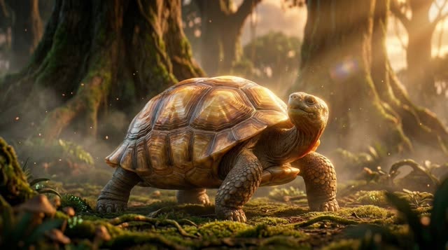 Scene 5 - Pourquoi la Tortue a la Carapace Fissurée