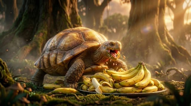 Scene 8 - Pourquoi la Tortue a la Carapace Fissurée