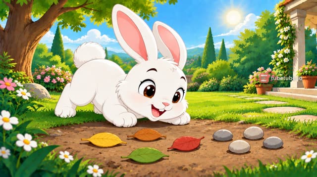 Scene 12 - Pompon le lapin compte