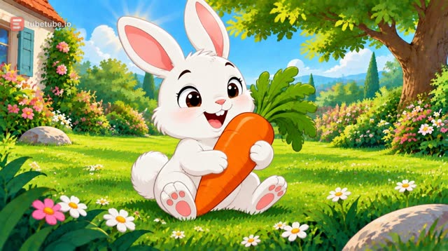 Scene 16 - Pompon le lapin compte