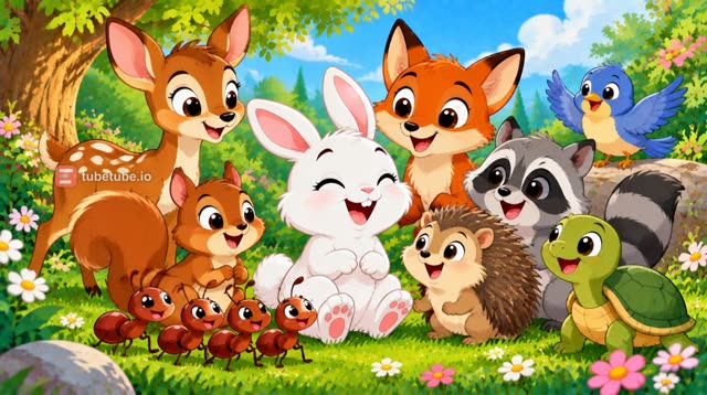 Scene 19 - Pompon le lapin compte