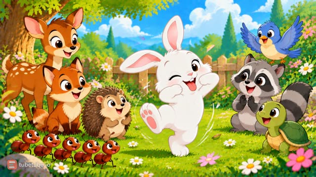 Scene 23 - Pompon le lapin compte