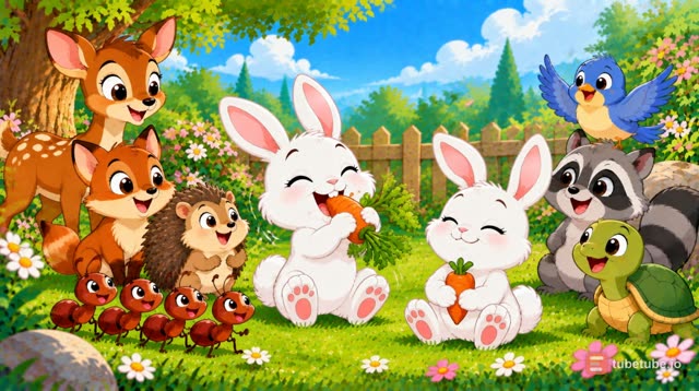 Scene 24 - Pompon le lapin compte