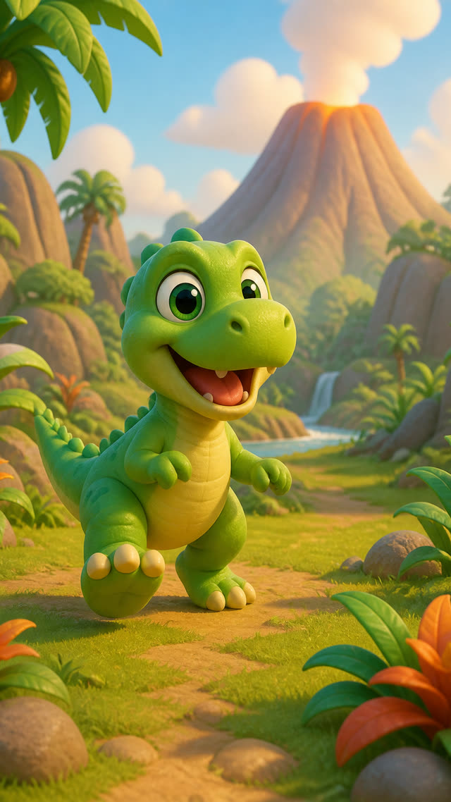 Scene 1 - Stomp Stomp Dinosaur!