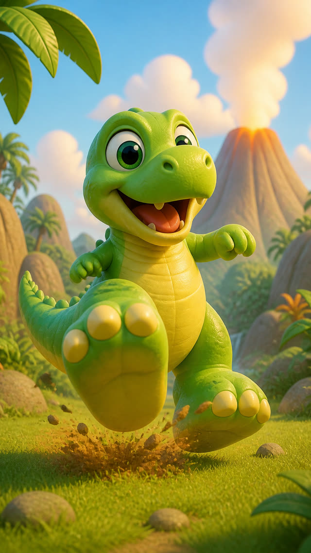 Scene 2 - Stomp Stomp Dinosaur!