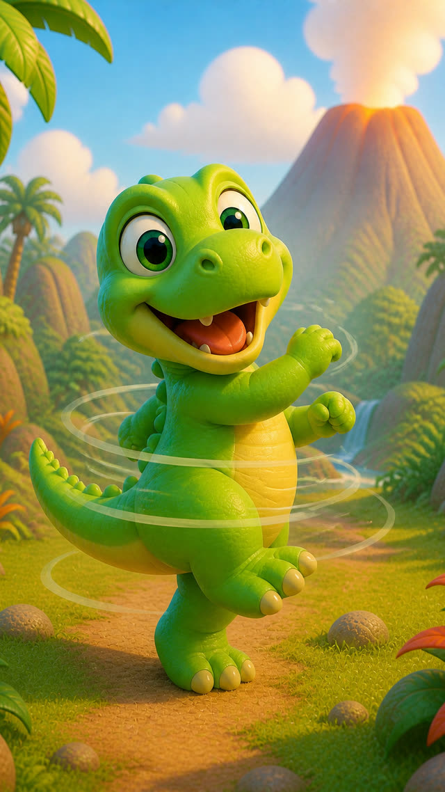 Scene 10 - Stomp Stomp Dinosaur!
