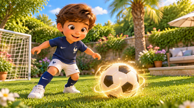 Scene 2 - Les Enfants du Jardin – Le ballon magique