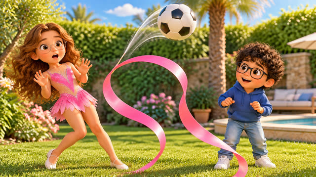 Scene 7 - Les Enfants du Jardin – Le ballon magique
