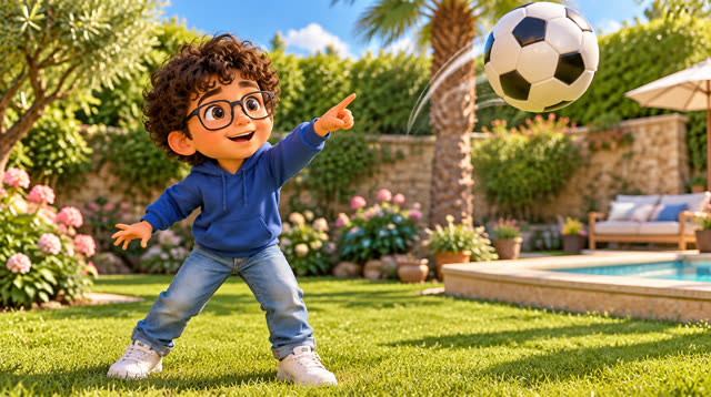 Scene 8 - Les Enfants du Jardin – Le ballon magique