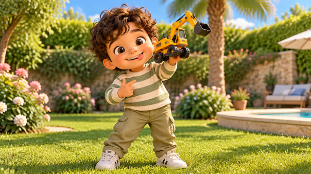 Scene 9 - Les Enfants du Jardin – Le ballon magique