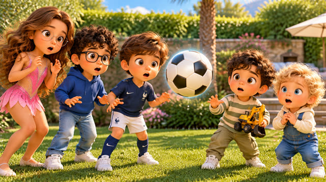 Scene 12 - Les Enfants du Jardin – Le ballon magique