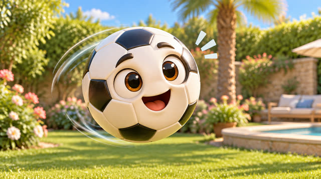 Scene 13 - Les Enfants du Jardin – Le ballon magique