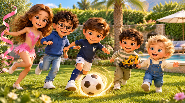 Scene 16 - Les Enfants du Jardin – Le ballon magique