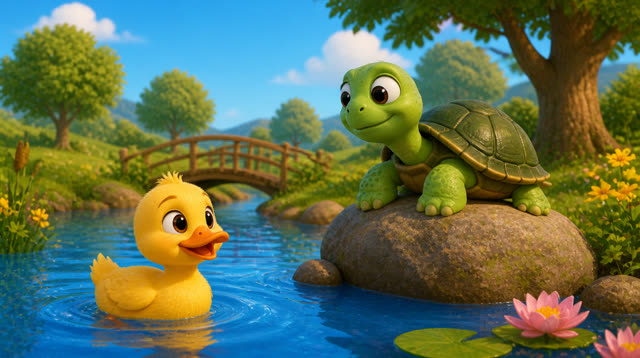 Scene 3 - Rony and Samsam See the Animals