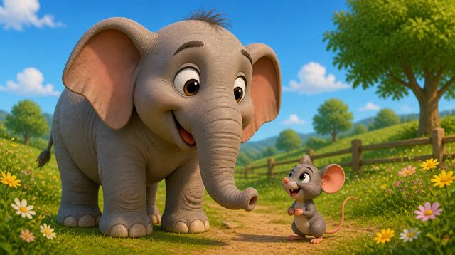 Scene 4 - Rony and Samsam See the Animals