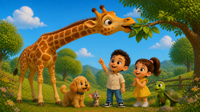 Scene 9 - Rony and Samsam See the Animals