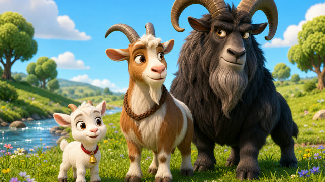 Scene 1 - Les trois boucs bourrus
