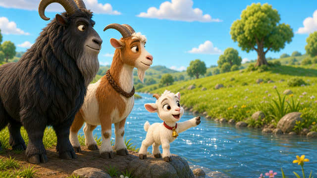 Scene 2 - Les trois boucs bourrus