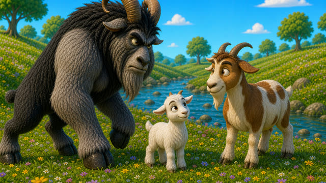 Scene 26 - Les trois boucs bourrus