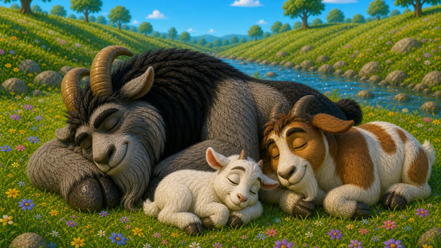 Scene 28 - Les trois boucs bourrus