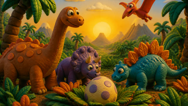 Scene 4 - Dino Stomp Dance