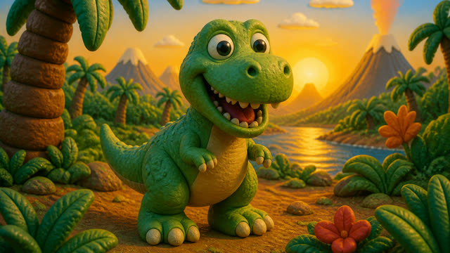 Scene 5 - Dino Stomp Dance