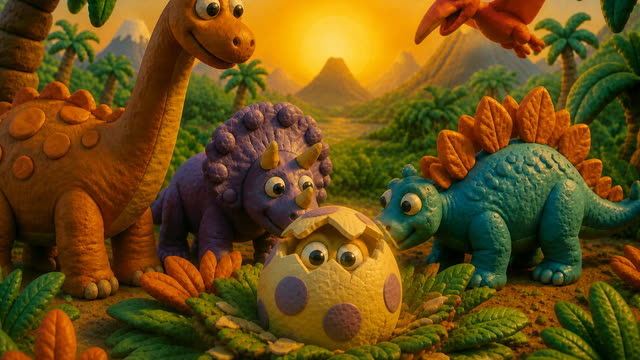 Scene 10 - Dino Stomp Dance