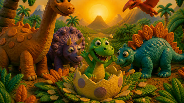 Scene 12 - Dino Stomp Dance