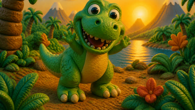 Scene 13 - Dino Stomp Dance
