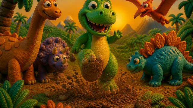 Scene 15 - Dino Stomp Dance