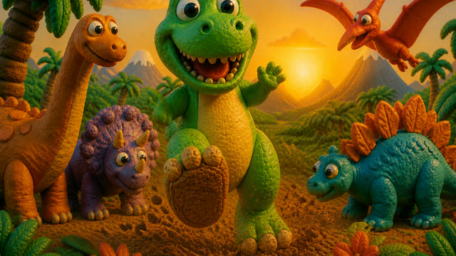Scene 16 - Dino Stomp Dance