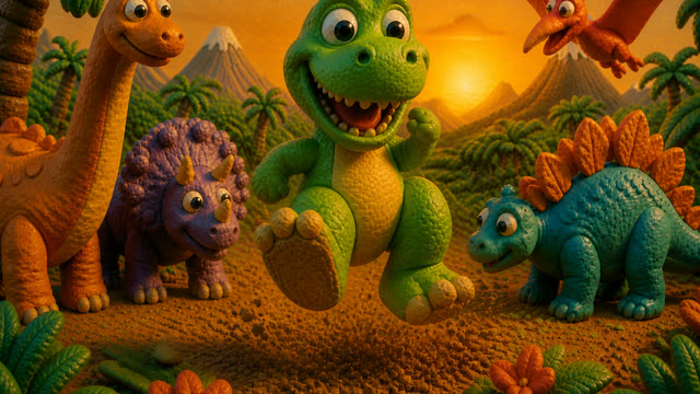 Scene 18 - Dino Stomp Dance