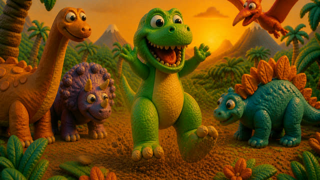 Scene 19 - Dino Stomp Dance