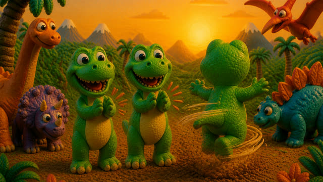 Scene 20 - Dino Stomp Dance