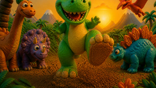 Scene 21 - Dino Stomp Dance