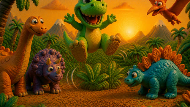 Scene 23 - Dino Stomp Dance