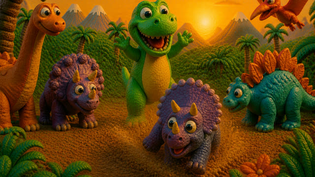 Scene 25 - Dino Stomp Dance