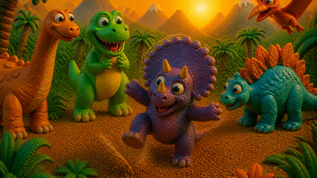 Scene 28 - Dino Stomp Dance