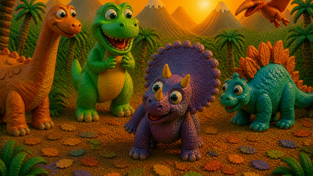 Scene 32 - Dino Stomp Dance