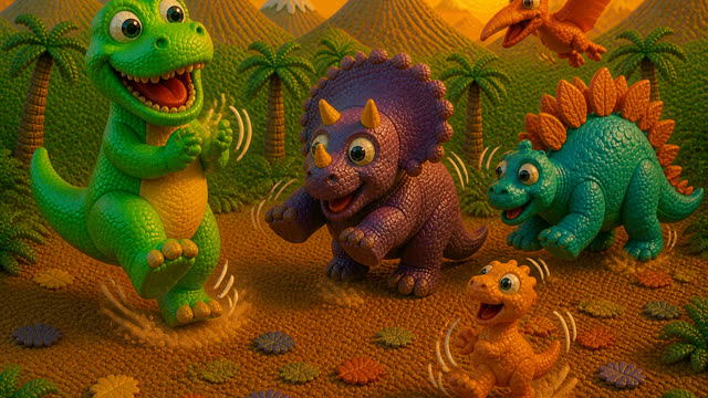 Scene 40 - Dino Stomp Dance